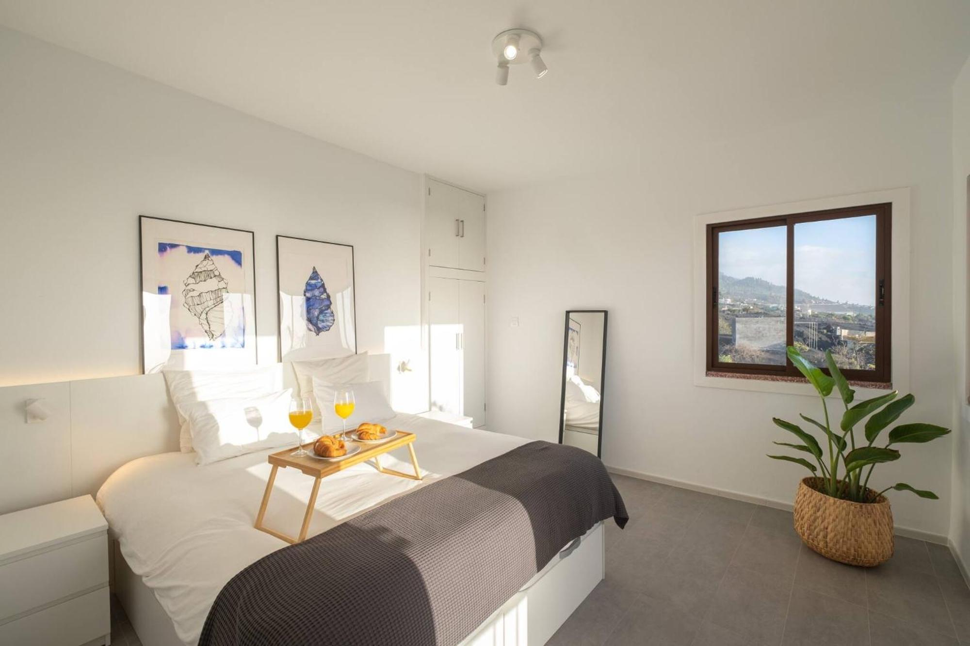 Finca Las Huellas - Moderno Apartamento Con Vistas Al Mar Y Al Volcan Los Llanos De Aridane Ngoại thất bức ảnh
